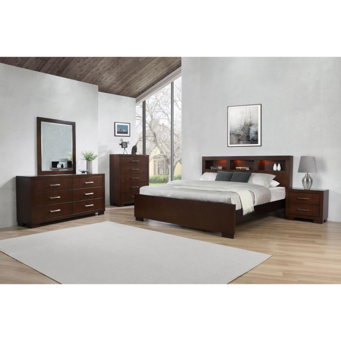 Coaster Jessica 5-piece Bedroom Set Cappuccino - Bed & Sofa Hub