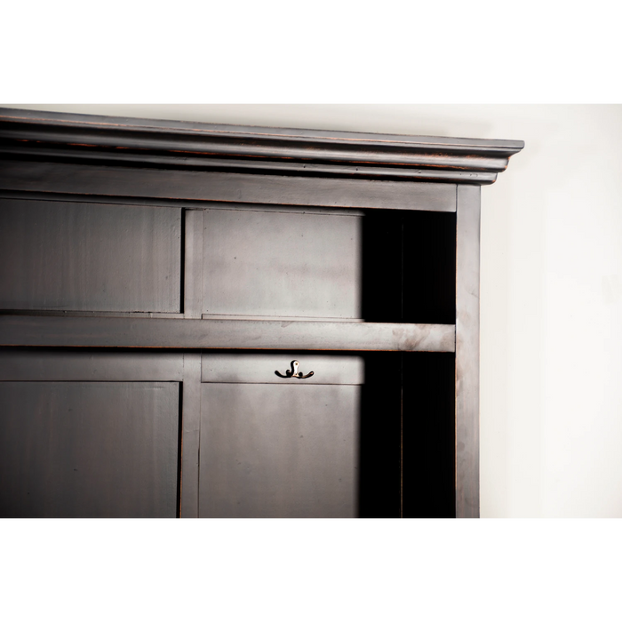 Sunny Designs Dakota Entry Locker Hall Tree Black Walnut - Bed & Sofa Hub