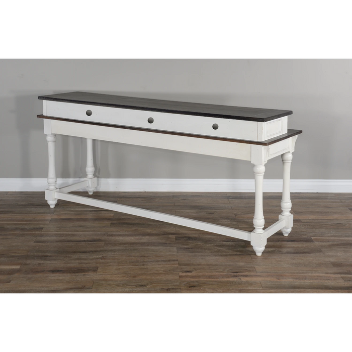 Sunny Designs Carriage House Console Bar Table European Cottage - Bed & Sofa Hub