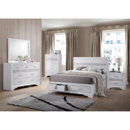 Coaster Miranda 5-piece Bedroom Set White - Bed & Sofa Hub
