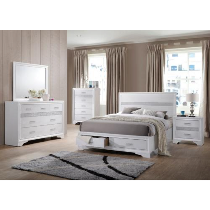 Coaster Miranda 5-piece Bedroom Set White - Bed & Sofa Hub