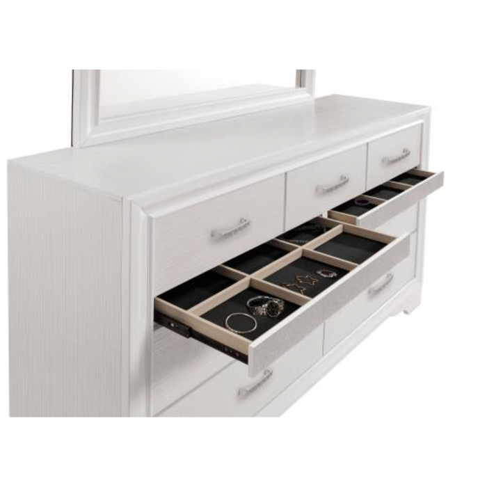 Coaster Miranda 5-piece Bedroom Set White - Bed & Sofa Hub