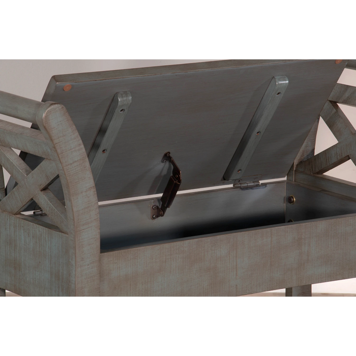 Sunny Designs Accent Bench with Storage Little Boy Blue - Bed & Sofa Hub