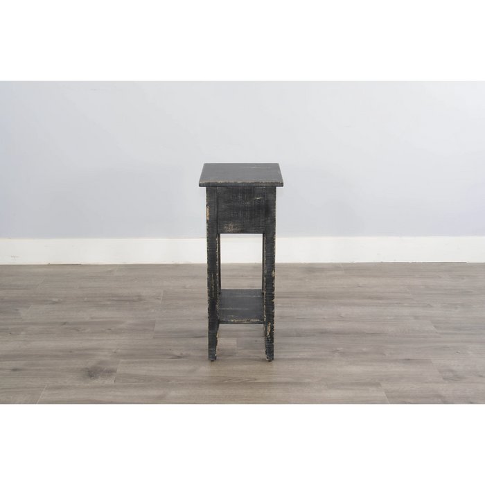 Sunny Designs Chair Side Table Black Sand - Bed & Sofa Hub