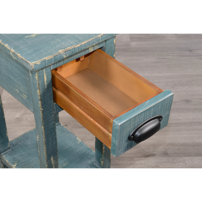 Sunny Designs Chair Side Table Sea Grass - Bed & Sofa Hub