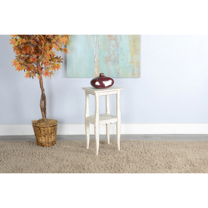 Sunny Designs  End Table White Sand - Bed & Sofa Hub