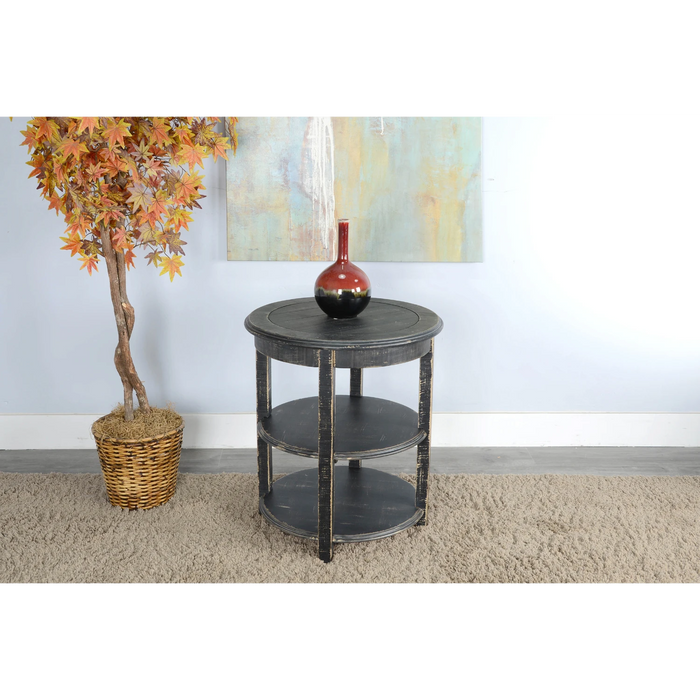 Sunny Designs Side Table Black Sand - Bed & Sofa Hub