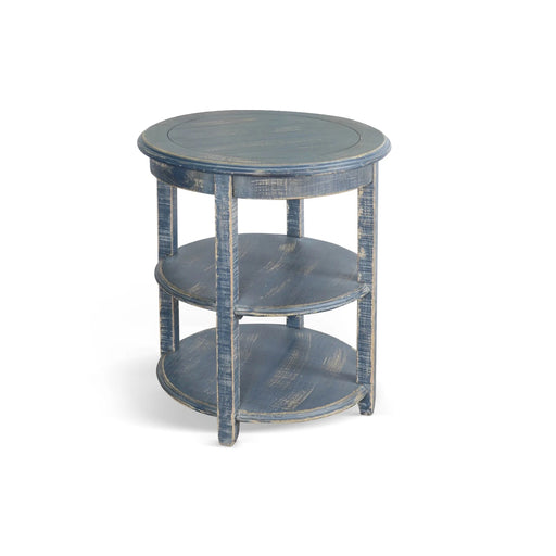 Sunny Designs Side Table Ocean Blue - Bed & Sofa Hub