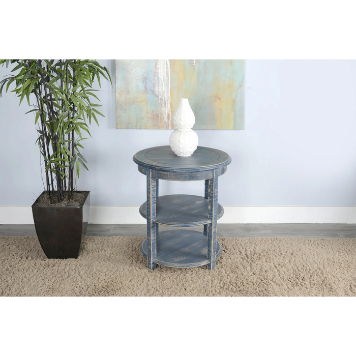 Sunny Designs Side Table Ocean Blue - Bed & Sofa Hub