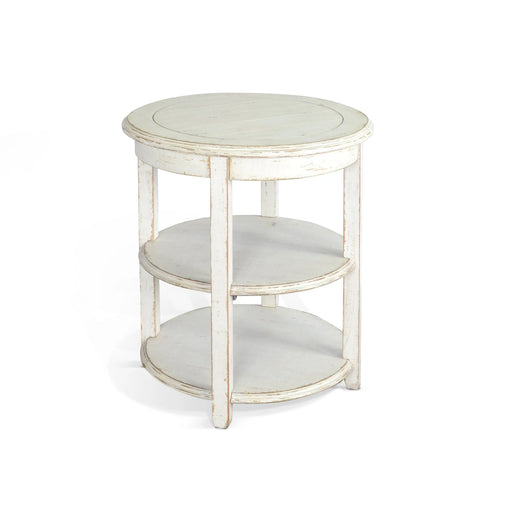 Sunny Designs White Sand Side Table White Sand - Bed & Sofa Hub