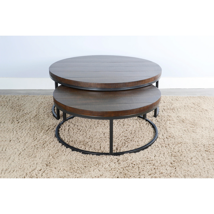 Sunny Designs Nesting Table Set Tobacco Leaf - Bed & Sofa Hub