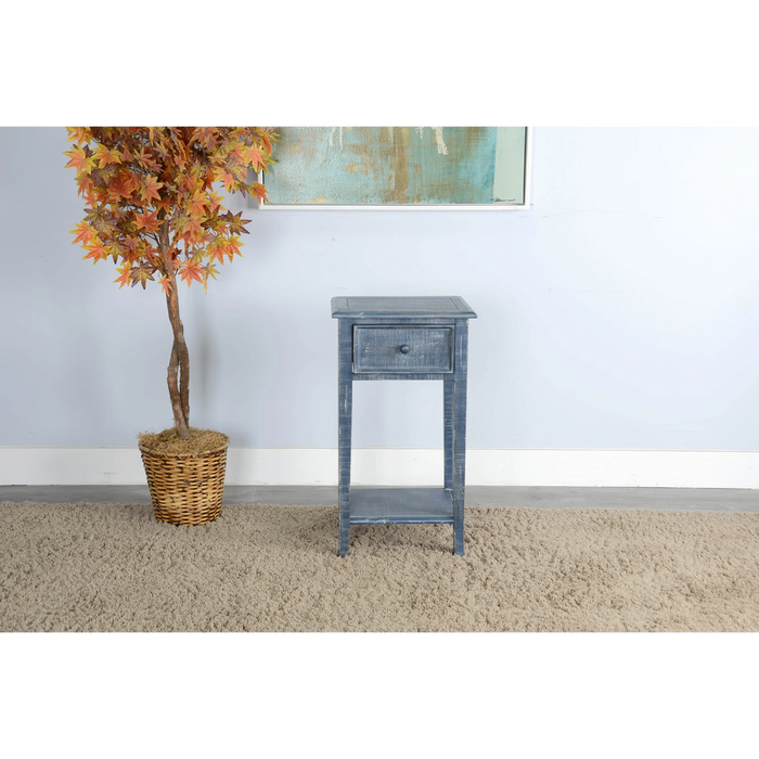 Sunny Designs Side Table Ocean Blue - Bed & Sofa Hub