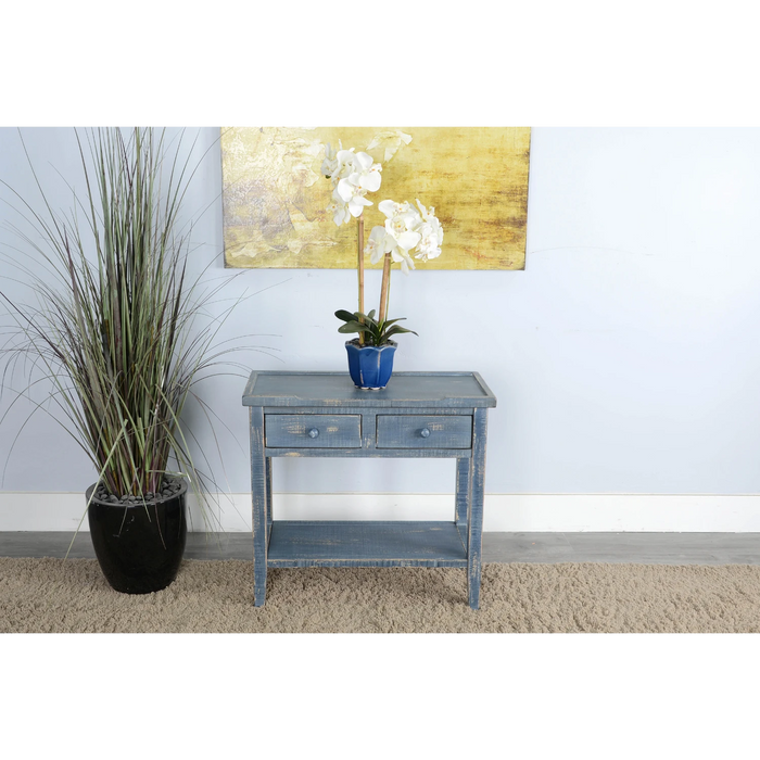 Sunny Designs Side Table Ocean Blue - Bed & Sofa Hub