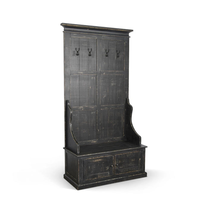 Sunny Designs Hall Tree Black Sand - Bed & Sofa Hub