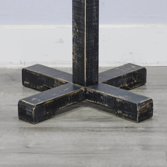 Sunny Designs Traditional Solid Wood Hat Rack with 8-Prong Hooks Black Sand - Bed & Sofa Hub