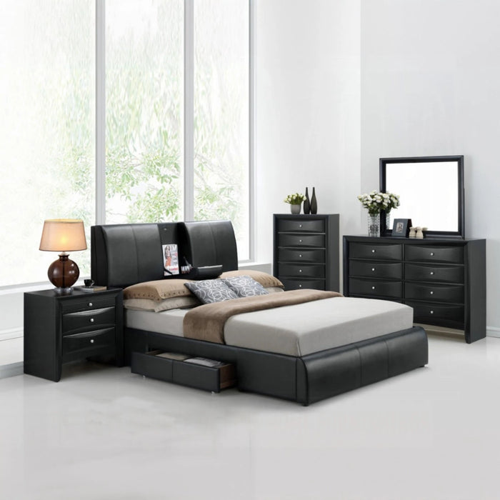ACME Kofi Queen Bed W/Storage - Bed & Sofa Hub