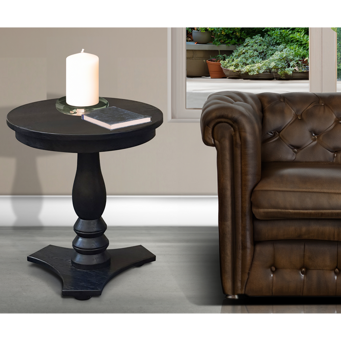 Sunny Designs Bijou Round Accent Table Umbra - Bed & Sofa Hub