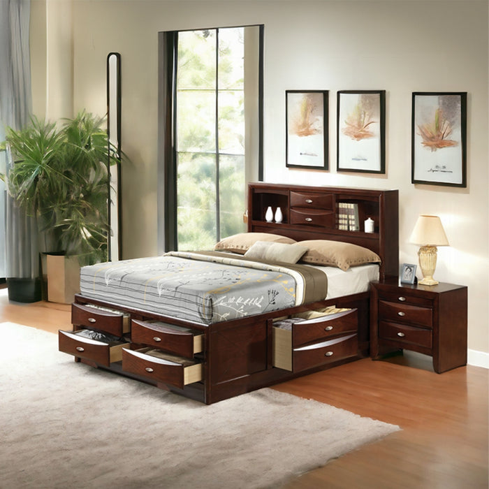 ACME Ireland Queen Bed W/Storage - Bed & Sofa Hub