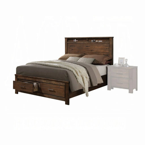 ACME Merrilee EK Bed W/Storage - Bed & Sofa Hub