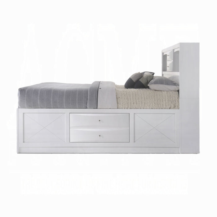 ACME Ireland Queen Bed W/Storage - Bed & Sofa Hub