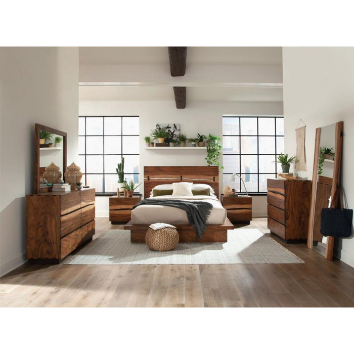 Coaster Winslow 5-piece Bedroom Set Smokey Walnut - Bed & Sofa Hub