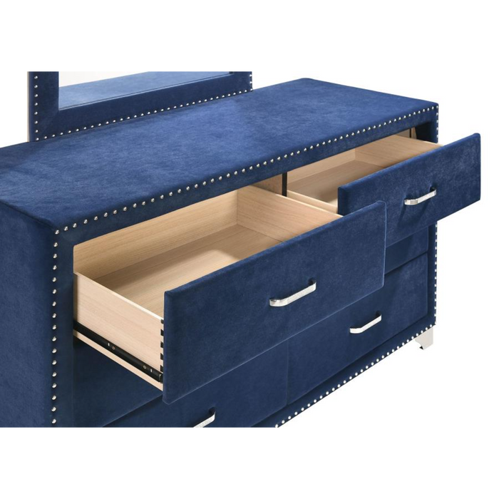 Coaster  Melody 5-piece Bedroom Set Pacific Blue - Bed & Sofa Hub