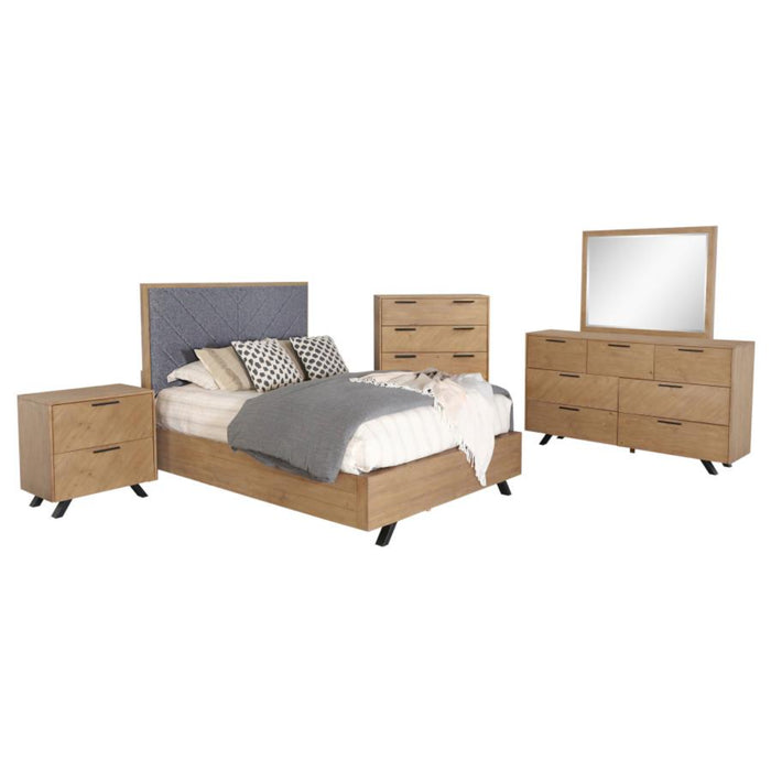 Coaster Taylor 5-piece Bedroom Set Light Honey Brown - Bed & Sofa Hub