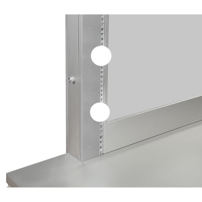 Coaster Eleanor 4-piece Bedroom Set Metallic Mercury - Bed & Sofa Hub