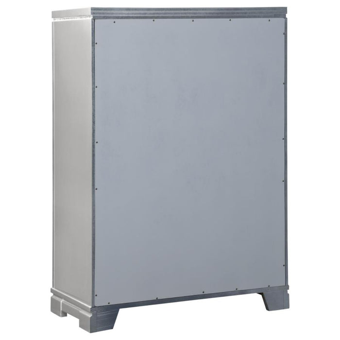 Coaster Eleanor 5-piece Bedroom Set Metallic Mercury - Bed & Sofa Hub