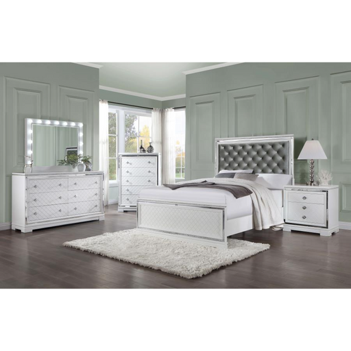 Coaster  Eleanor 5-piece Bedroom Set White - Bed & Sofa Hub