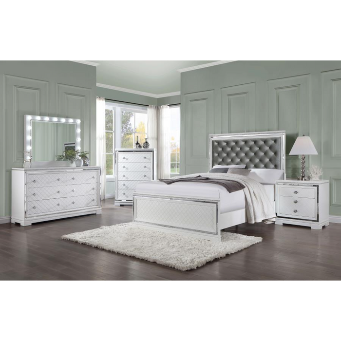 Coaster  Eleanor 5-piece Bedroom Set White - Bed & Sofa Hub