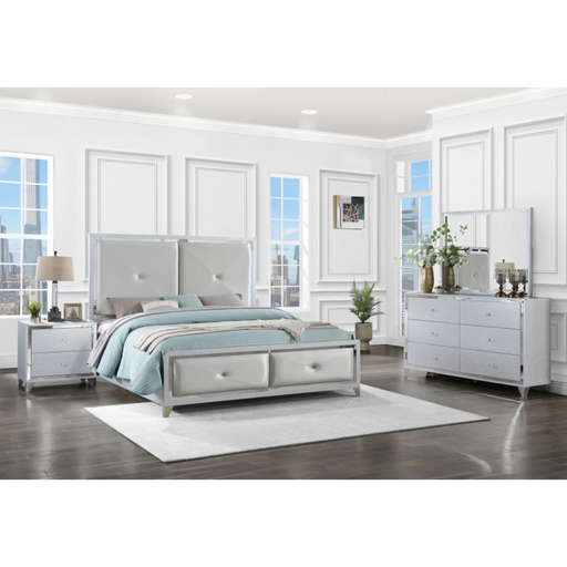 Coaster Larue 4-piece Bedroom Set Silver - Bed & Sofa Hub