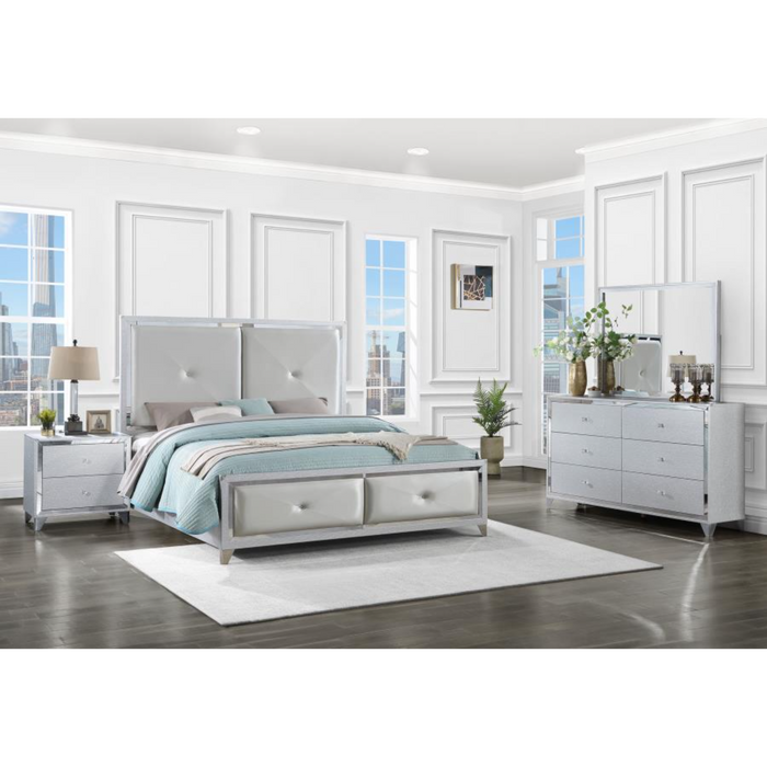 Coaster Larue 4-piece Bedroom Set Silver - Bed & Sofa Hub