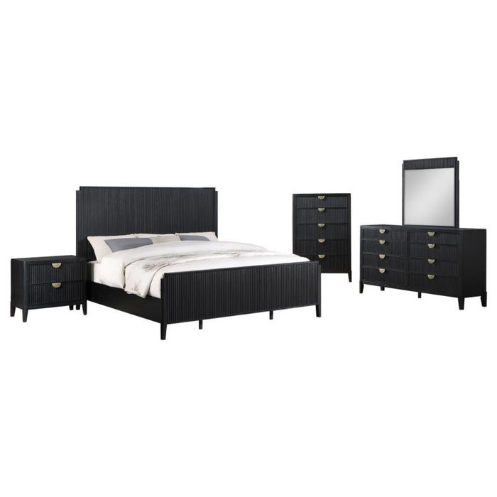 Coaster Brookmead 5-piece Bedroom Set Black - Bed & Sofa Hub
