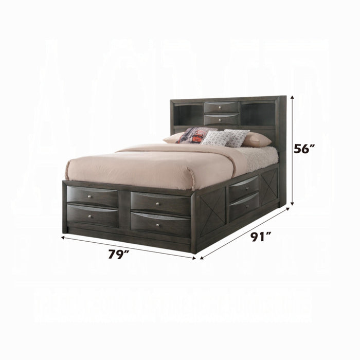 ACME Ireland EK Bed W/Storage - Bed & Sofa Hub