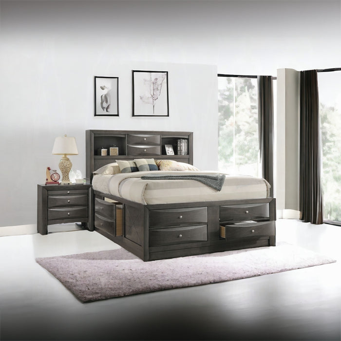 ACME Ireland Queen Bed W/Storage - Bed & Sofa Hub
