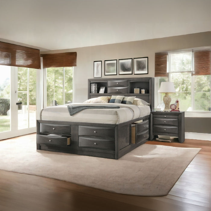 ACME Ireland Queen Bed W/Storage - Bed & Sofa Hub