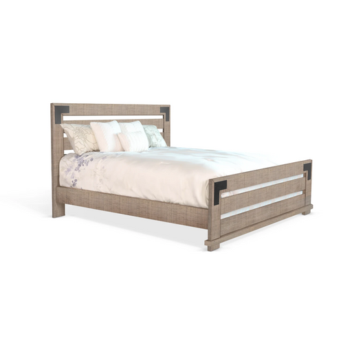 Sunny Designs Desert Rock Modern Mahogany Wood Queen Bed in Light Brown Desert Rock - Bed & Sofa Hub