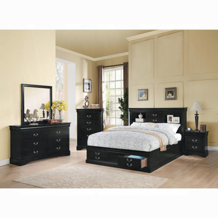 ACME Louis Philippe III Queen Bed W/Storage - Bed & Sofa Hub