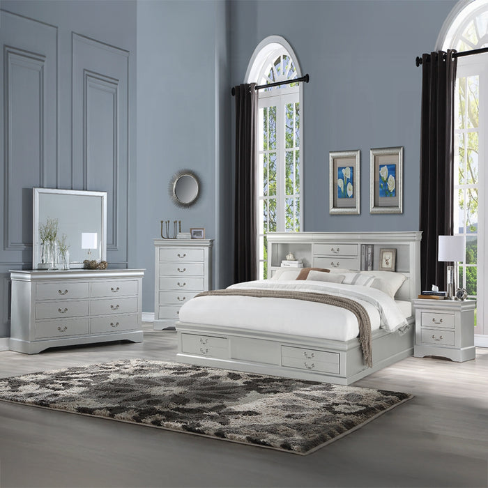 ACME Louis Philippe III Queen Bed W/Storage - Bed & Sofa Hub