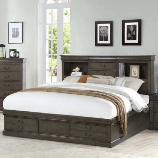 ACME Louis Philippe III EK Bed W/Storage - Bed & Sofa Hub