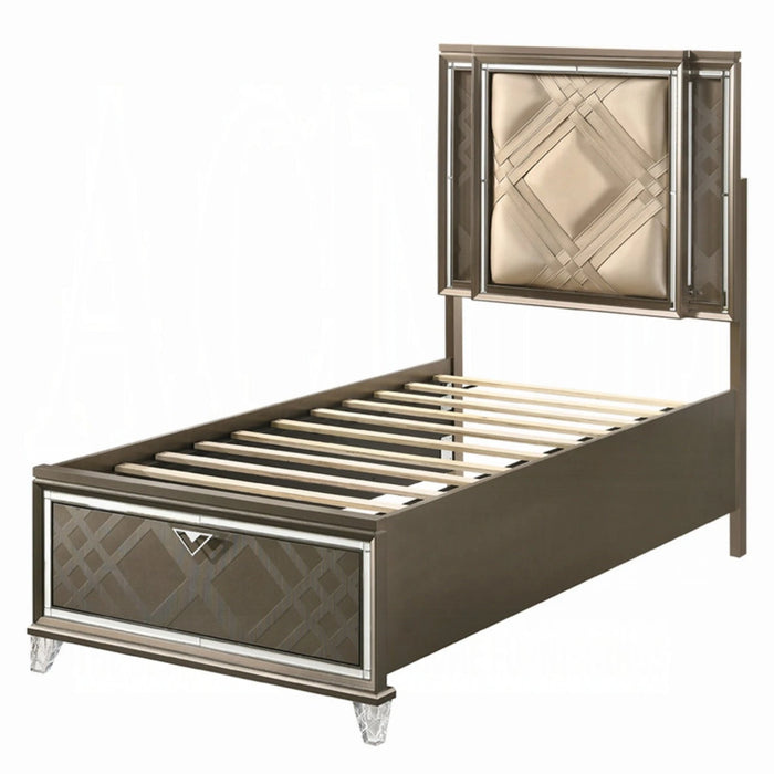 ACME Skylar Full Bed W/Led & Storage - Bed & Sofa Hub
