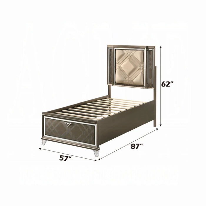 ACME Skylar Full Bed W/Led & Storage - Bed & Sofa Hub