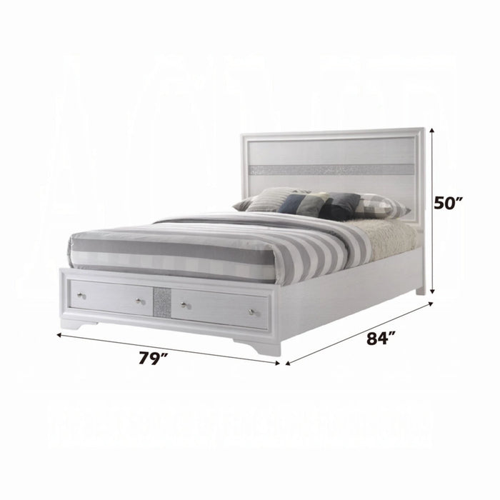ACME Naima EK Bed W/Storage - Bed & Sofa Hub