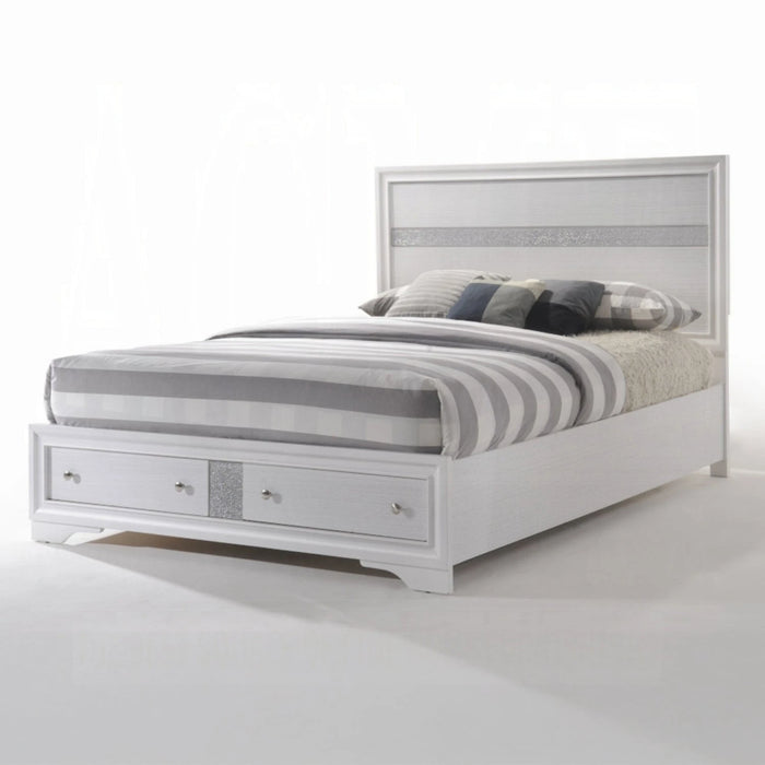 ACME Naima Queen Bed W/Storage - Bed & Sofa Hub