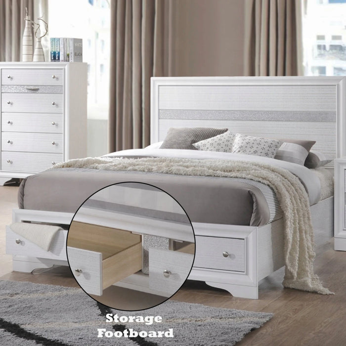 ACME Naima Queen Bed W/Storage - Bed & Sofa Hub
