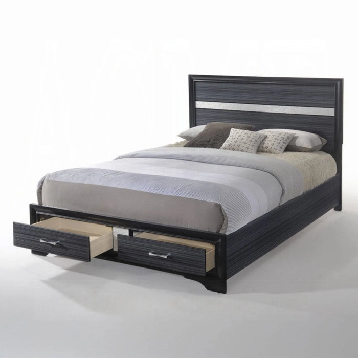 ACME Naima Queen Bed W/Storage - Bed & Sofa Hub