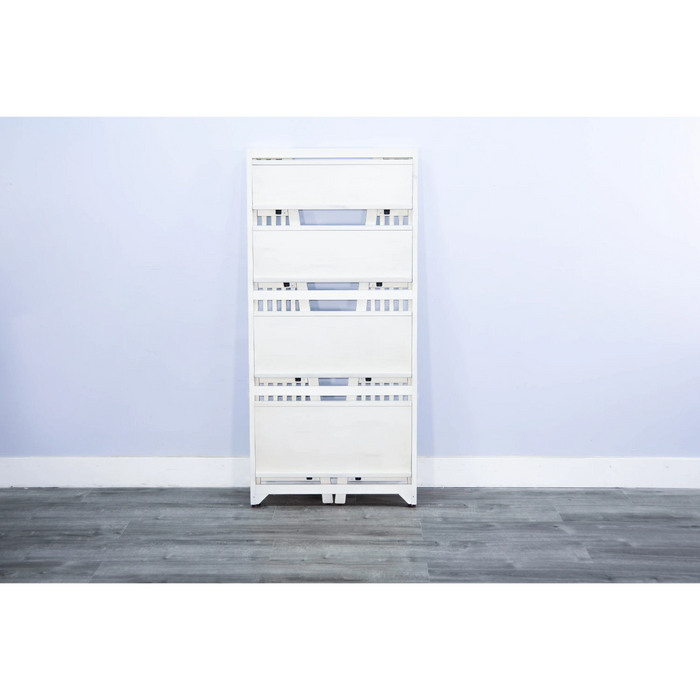 Sunny Designs 48" Mahogany Wood Folding Bookcase Black Walnut - Bed & Sofa Hub