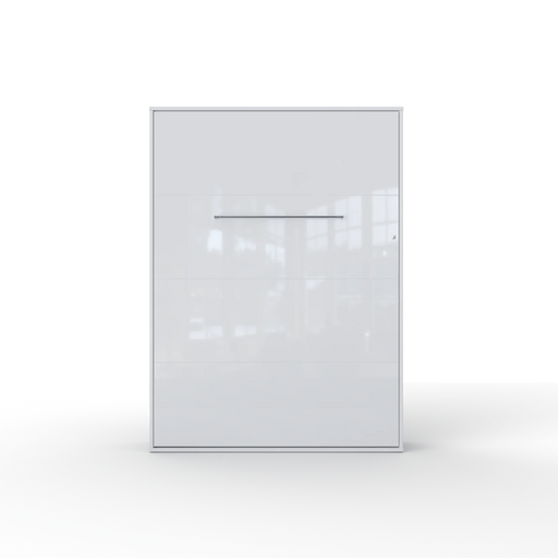 Maxima House Vertical Murphy Bed Invento European Full Xl with Mattress and Led Included - Bed & Sofa Hub