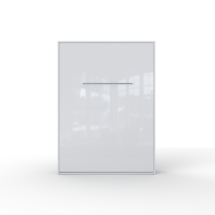 Maxima House Vertical Murphy bed Invento European FULL XL with mattress and LED included - Bed & Sofa Hub